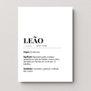 Quadro Decorativo | Signo Leão | Essência Estelar