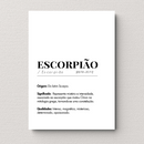 Quadro Decorativo | Signo Escorpião | Essência Estelar