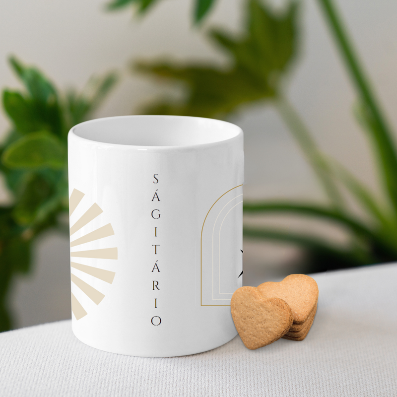 Caneca de Signos Sagitário | Astro Boho