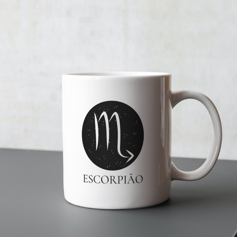Caneca de Signos Escorpião | Essência Estelar
