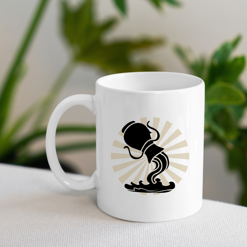 Caneca de Signos Aquário | Astro Boho