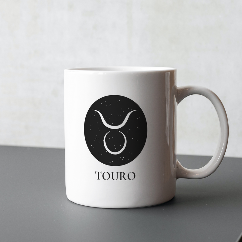 Caneca de Signos Touro | Essência Estelar