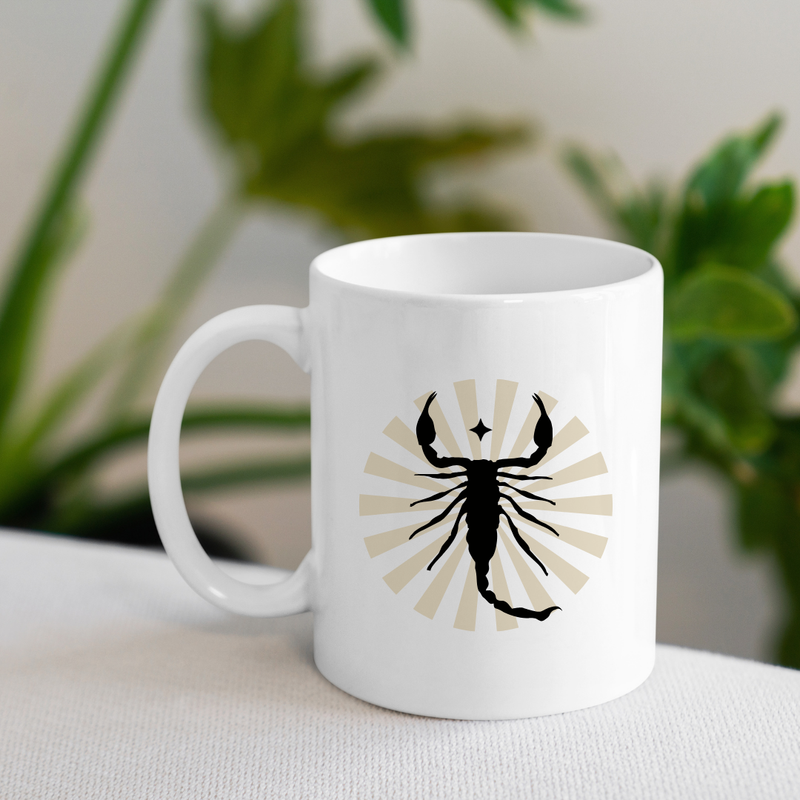 Caneca de Signos Escorpião | Astro Boho