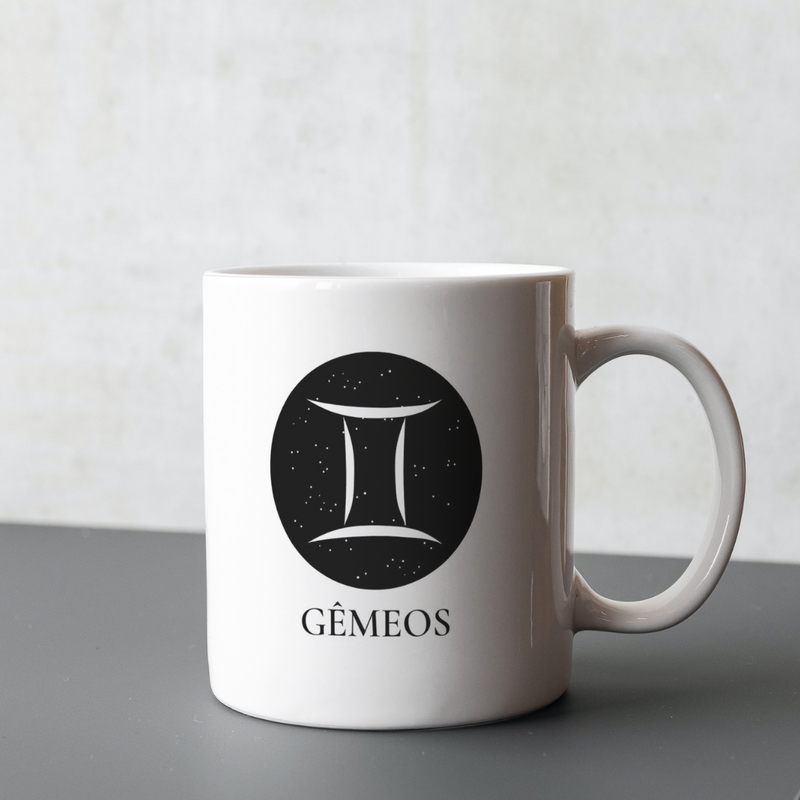 Caneca de Signos Gêmeos | Essência Estelar
