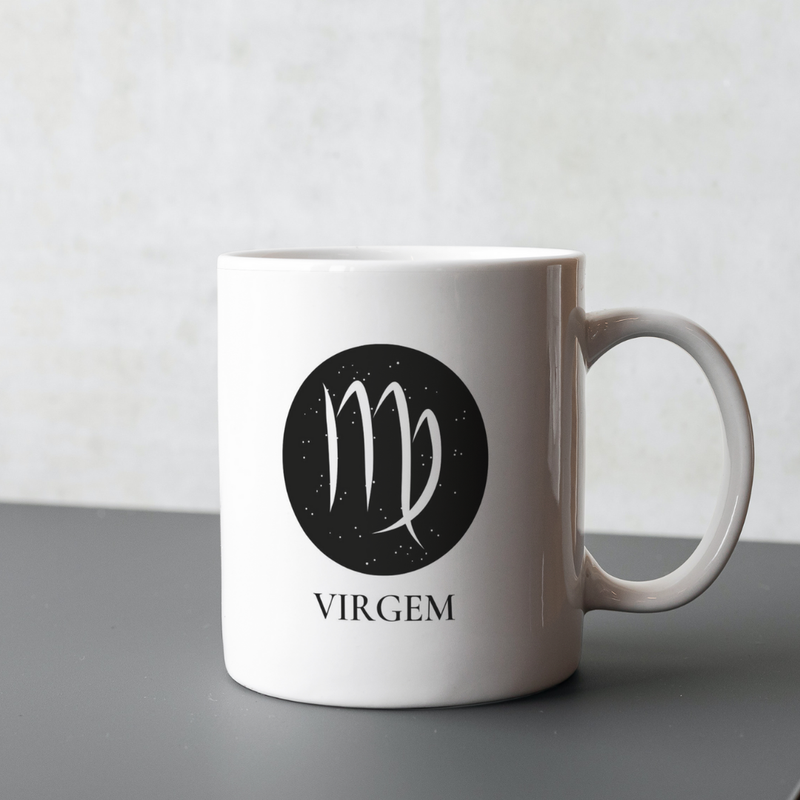 Caneca de Signos Virgem | Essência Estelar