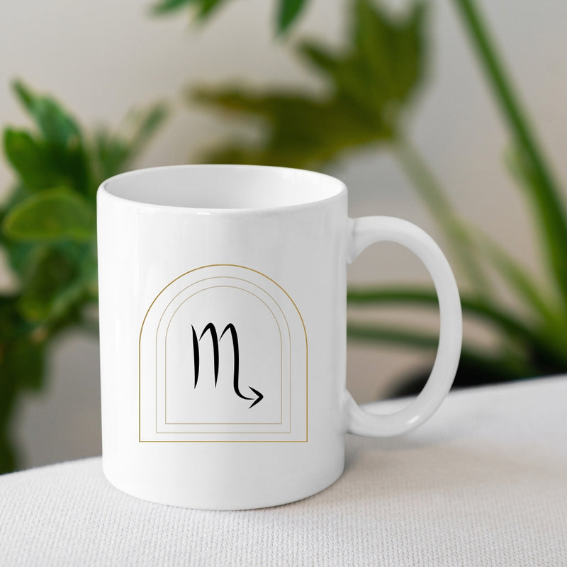 Caneca de Signos Escorpião | Astro Boho